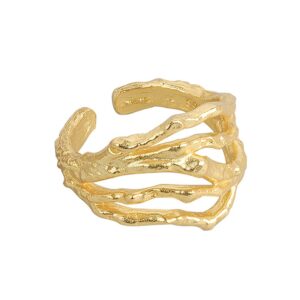 S925 sterling silver ring opening adjustable women's ring style