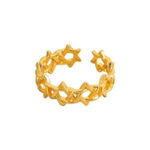 S925 sterling silver ring opening adjustable women's ring style