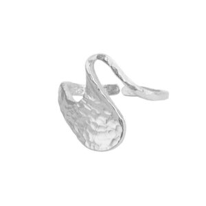 S925 sterling silver ring opening adjustable women's ring style