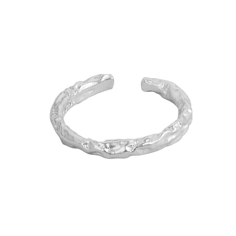 S925 sterling silver ring opening adjustable women's ring style