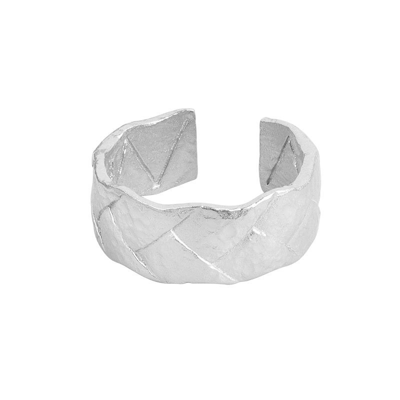 S925 sterling silver ring opening adjustable women's ring style