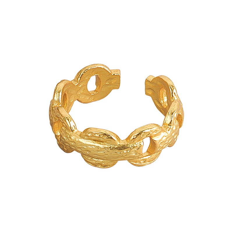 S925 sterling silver ring opening adjustable women's ring style