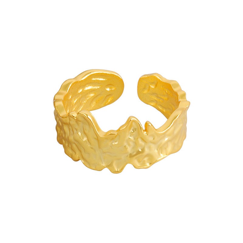 S925 sterling silver ring opening adjustable women's ring style