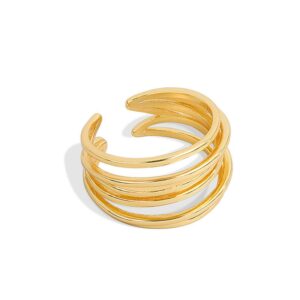 S925 sterling silver ring opening adjustable women's ring style