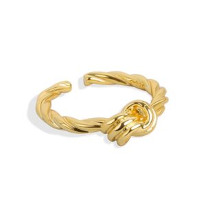 S925 sterling silver ring opening adjustable women's ring style