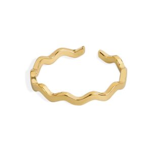 S925 sterling silver ring opening adjustable women's ring style