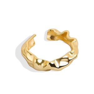 S925 sterling silver ring opening adjustable women's ring style