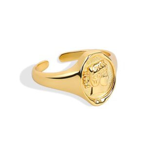 S925 sterling silver ring opening adjustable women's ring style