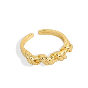 S925 sterling silver ring opening adjustable women's ring style