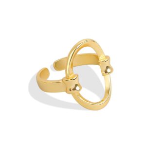 S925 sterling silver ring opening adjustable women's ring style