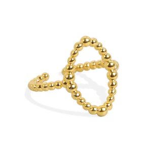 S925 sterling silver ring opening adjustable women's ring style