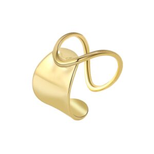 S925 sterling silver ring opening adjustable women's ring style