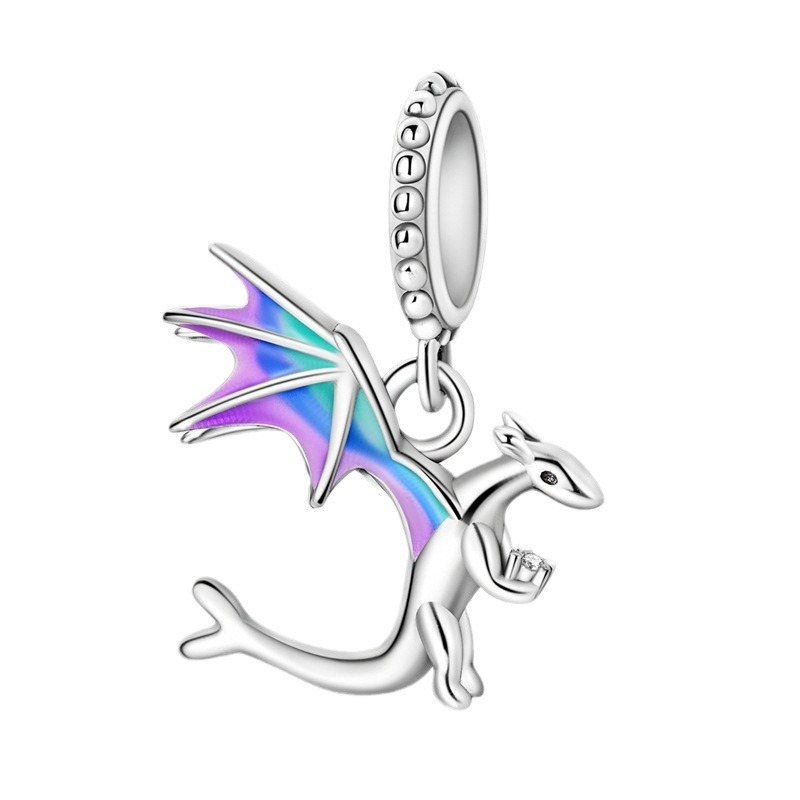 S925 sterling silver beaded dragon bracelet accessory - Image 2