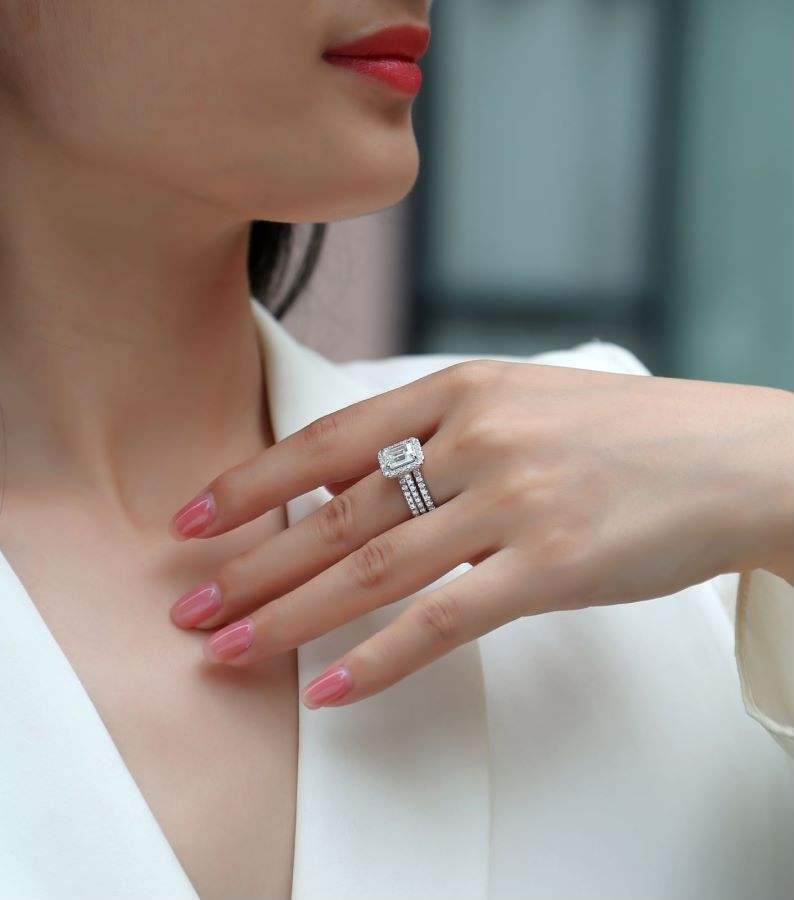 Moissanite Women's Ring 925 Sterling Silver - Image 6