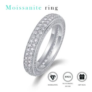 S925 sterling silver ring moissanite diamond wedding engagement ring for women fashion jewelry