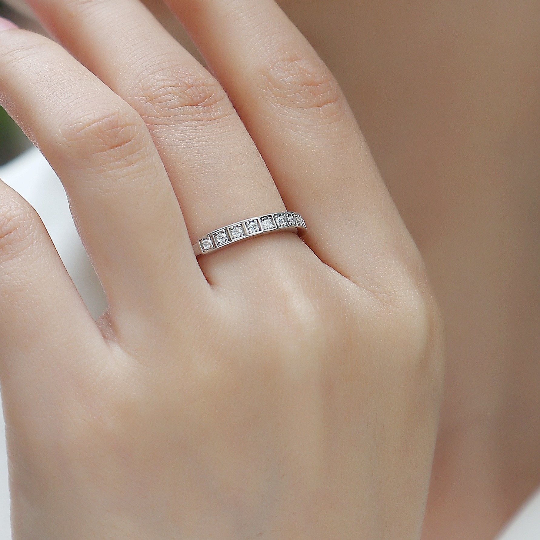 S925 Sterling Silver Moissanite Rings Exquisite Shiny Full Diamond Rings For Women Engagement Jewelry Manufacturer - Image 7