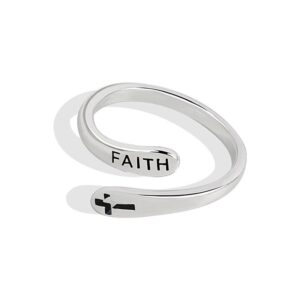 S925 sterling silver ring opening adjustable women's ring