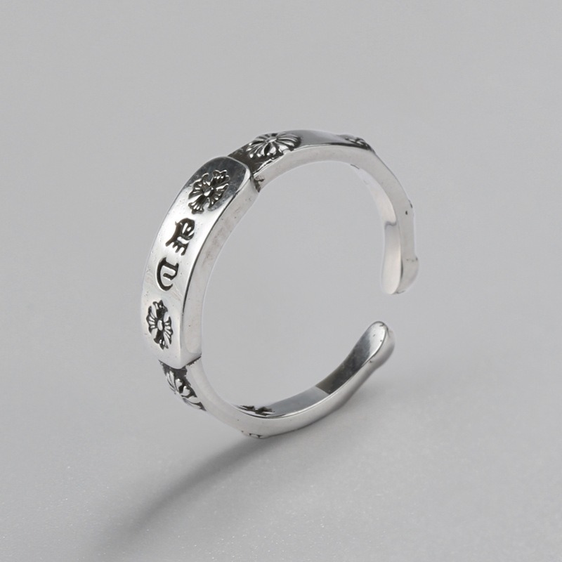 S925 sterling silver ring opening adjustable women's ring - Image 2