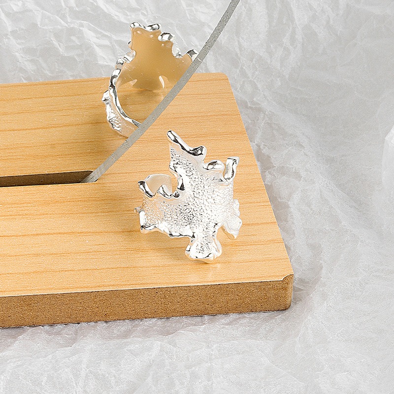 S925 sterling silver ring opening adjustable women's ring - Image 3