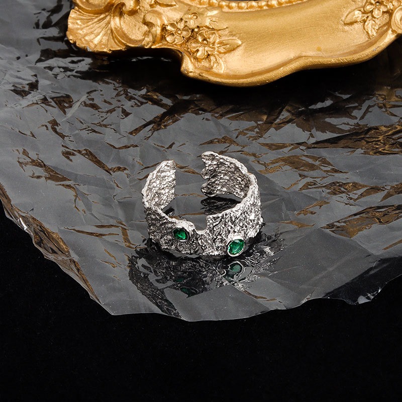 S925 sterling silver ring opening adjustable women's ring - Image 3