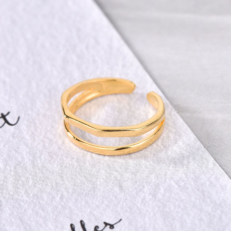 S925 sterling silver ring opening adjustable women's ring - Image 3