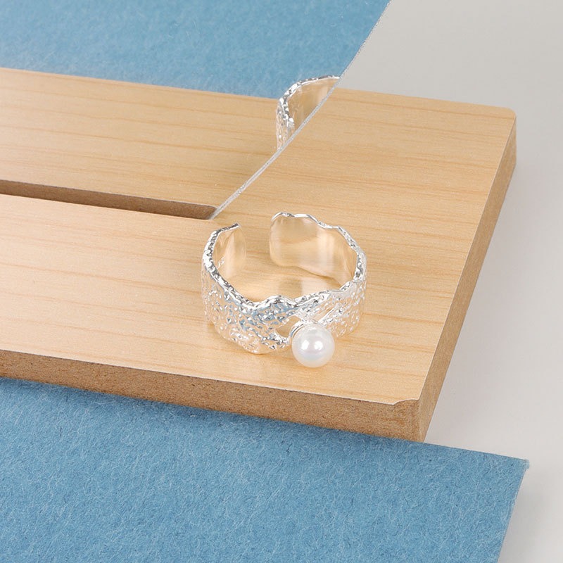 S925 sterling silver ring opening adjustable women's ring - Image 3