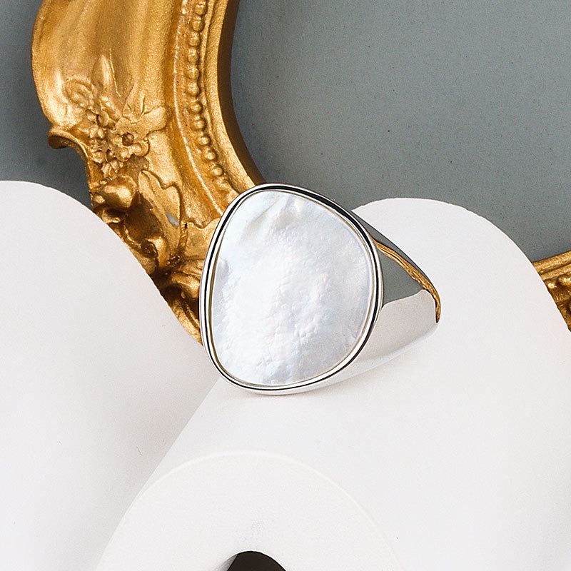 S925 sterling silver ring opening adjustable women's ring - Image 3