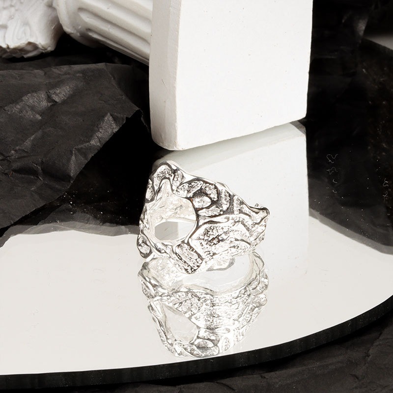 S925 sterling silver ring opening adjustable women's ring - Image 3