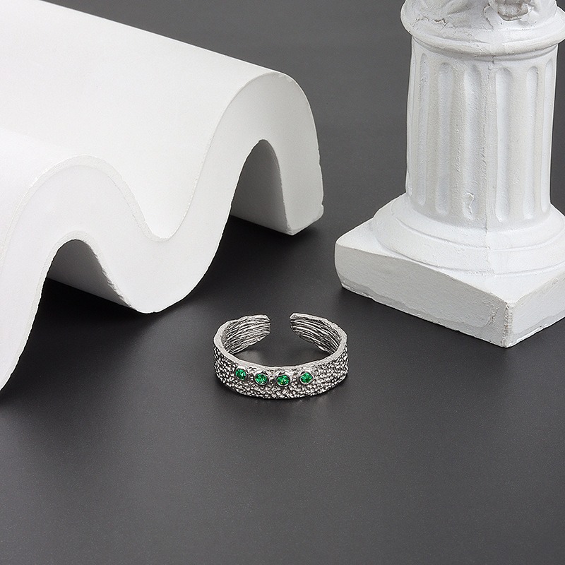 S925 sterling silver ring opening adjustable women's ring - Image 3