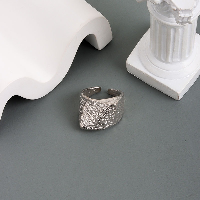 S925 sterling silver ring opening adjustable women's ring - Image 3