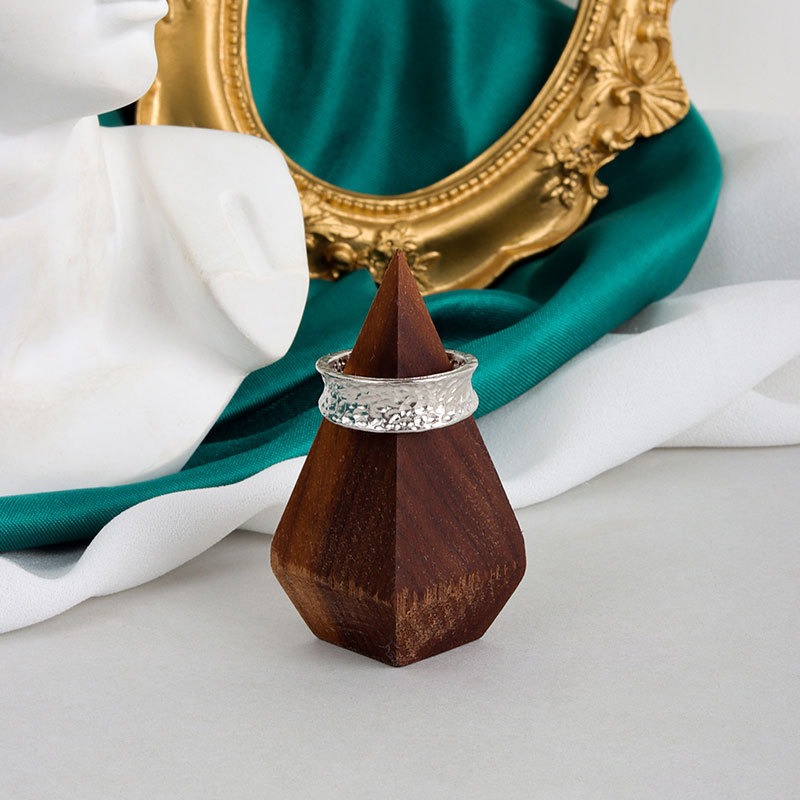 S925 sterling silver ring opening adjustable women's ring style - Image 3