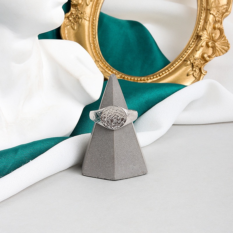 S925 sterling silver ring opening adjustable women's ring style - Image 3