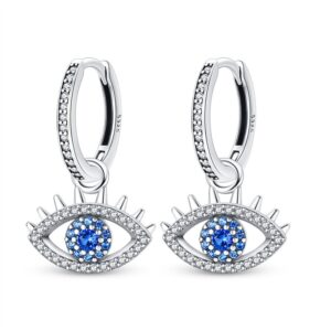 S925 Sterling Silver Stud Earrings Devil's Eye Earrings