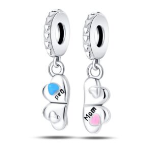 S925 Sterling Silver Beaded DIY Parental Love Bracelet Accessories