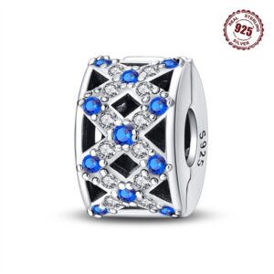 S925 Sterling Silver Beaded DIY Round Bracelet Accessories