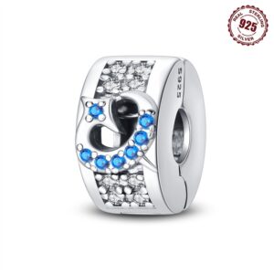 S925 Sterling Silver Beaded DIY Round Bracelet Accessories