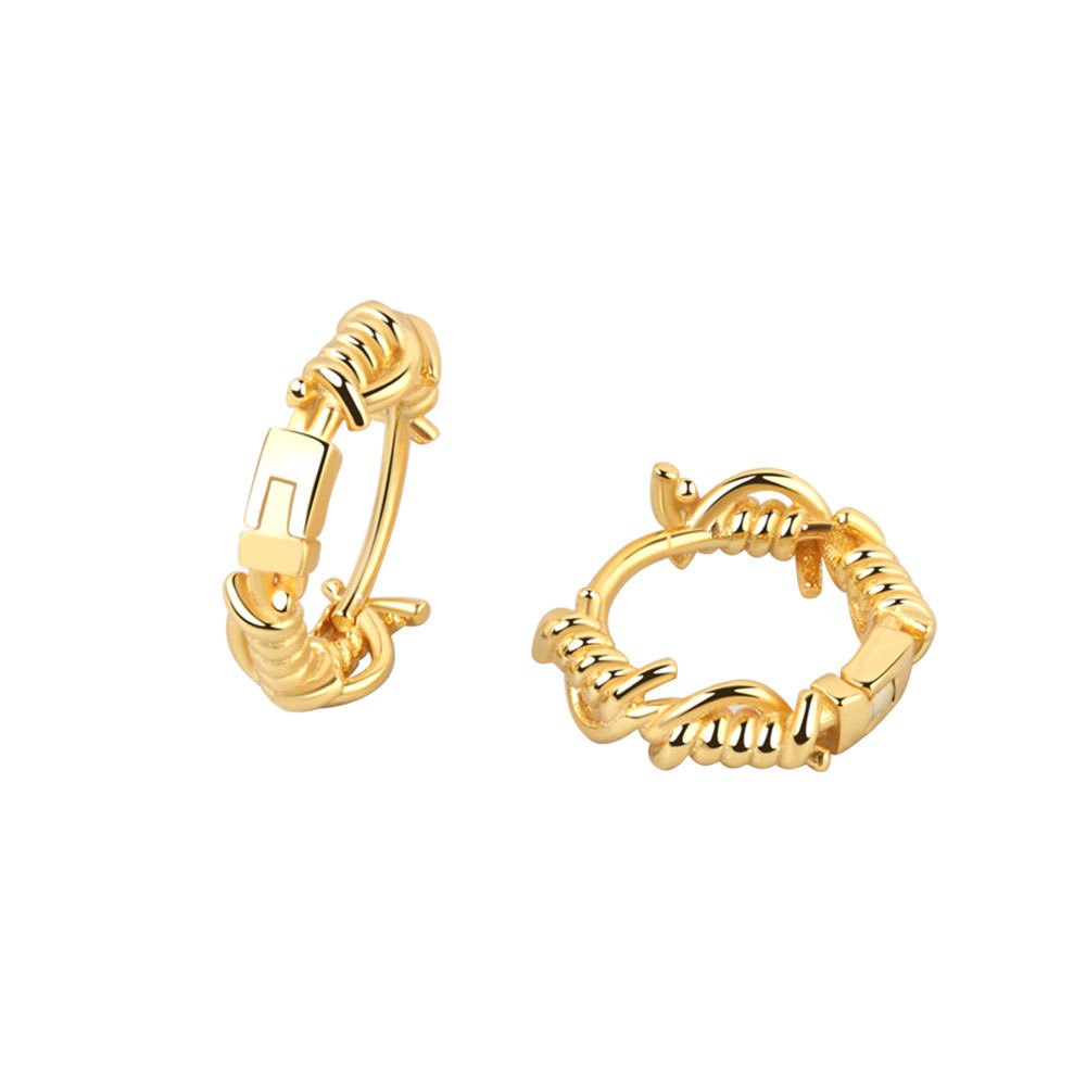 S925 sterling silver stud earrings knotted earrings