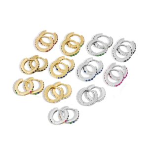 S925 sterling silver stud earrings