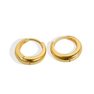 S925 sterling silver stud earrings round earrings