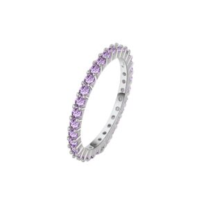 S925 Sterling Silver Ring Row Diamond Ring for Women