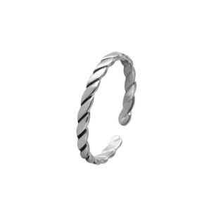 S925 sterling silver ring opening adjustable women's ring