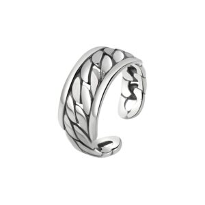 S925 sterling silver ring opening adjustable women's ring