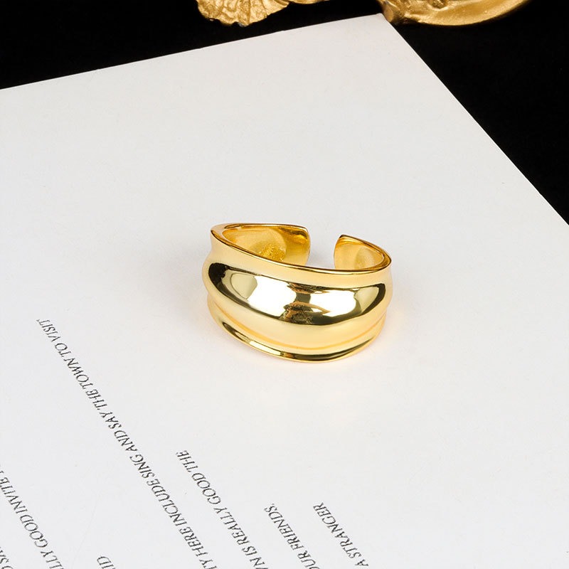 S925 sterling silver ring opening adjustable women's ring - Image 2