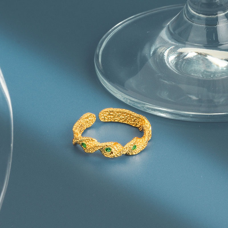 S925 sterling silver ring opening adjustable women's ring - Image 2