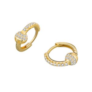 S925 sterling silver stud earrings with diamonds