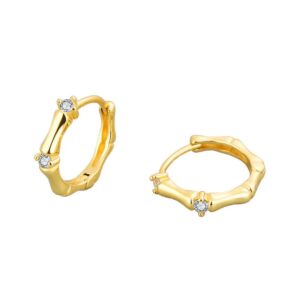 S925 sterling silver stud earrings slub earrings