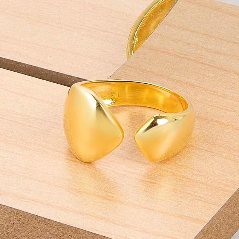 S925 sterling silver ring opening adjustable women's ring - Image 2