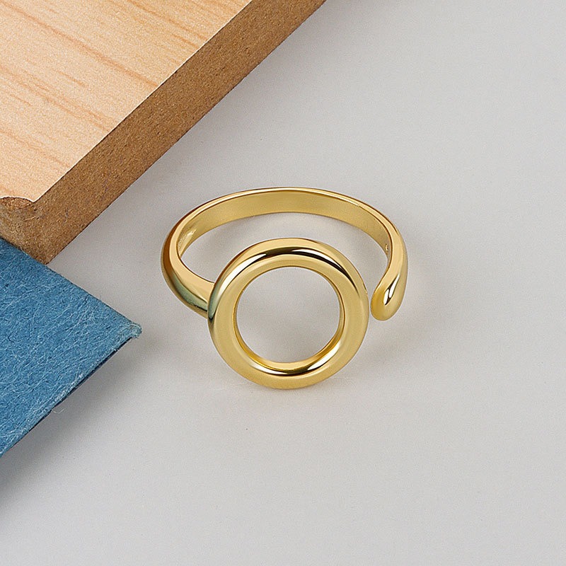 S925 sterling silver ring opening adjustable women's ring - Image 2