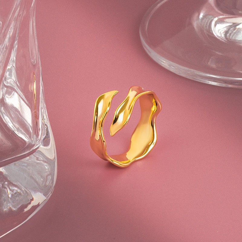 S925 sterling silver ring opening adjustable women's ring - Image 2