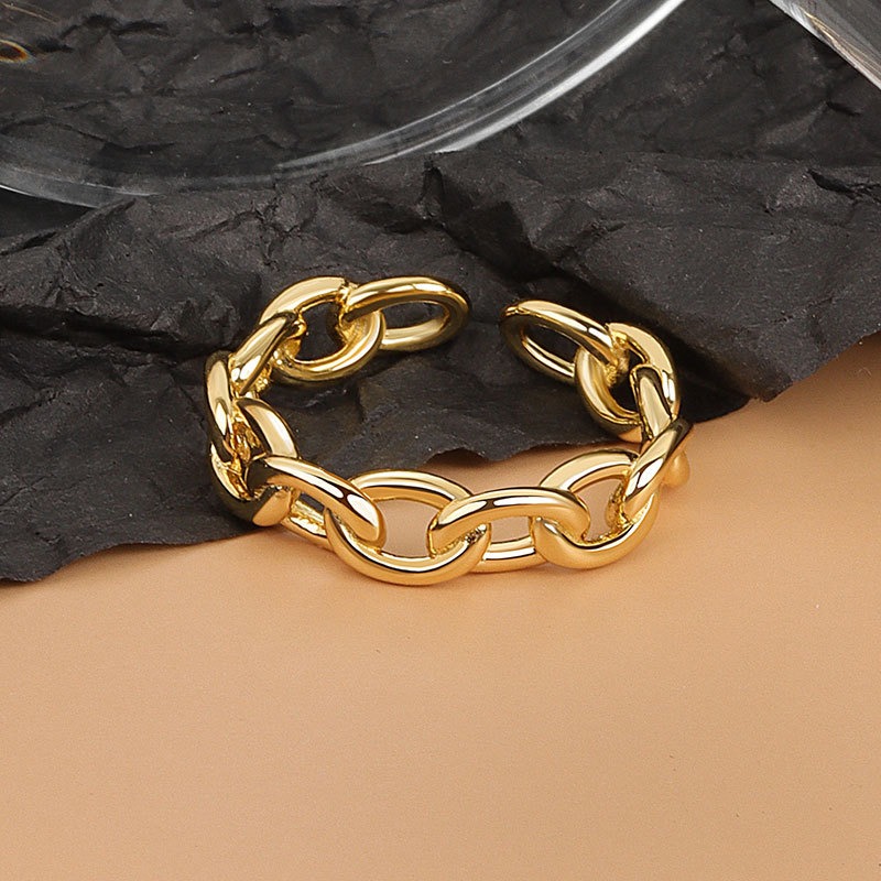 S925 sterling silver ring opening adjustable women's ring - Image 2